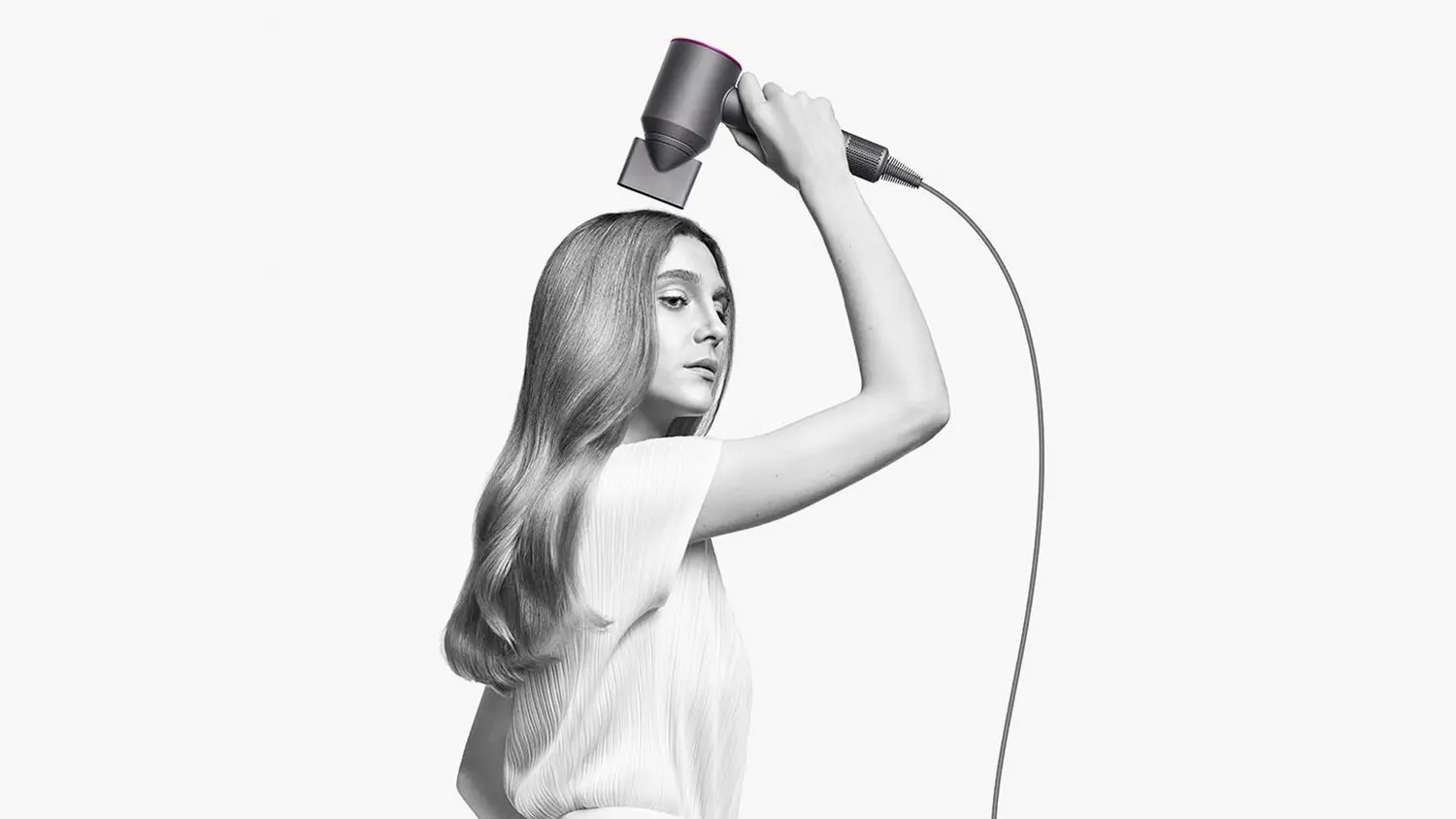 Suszarka do włosów Dyson Supersonic HD07 stal/fuksja